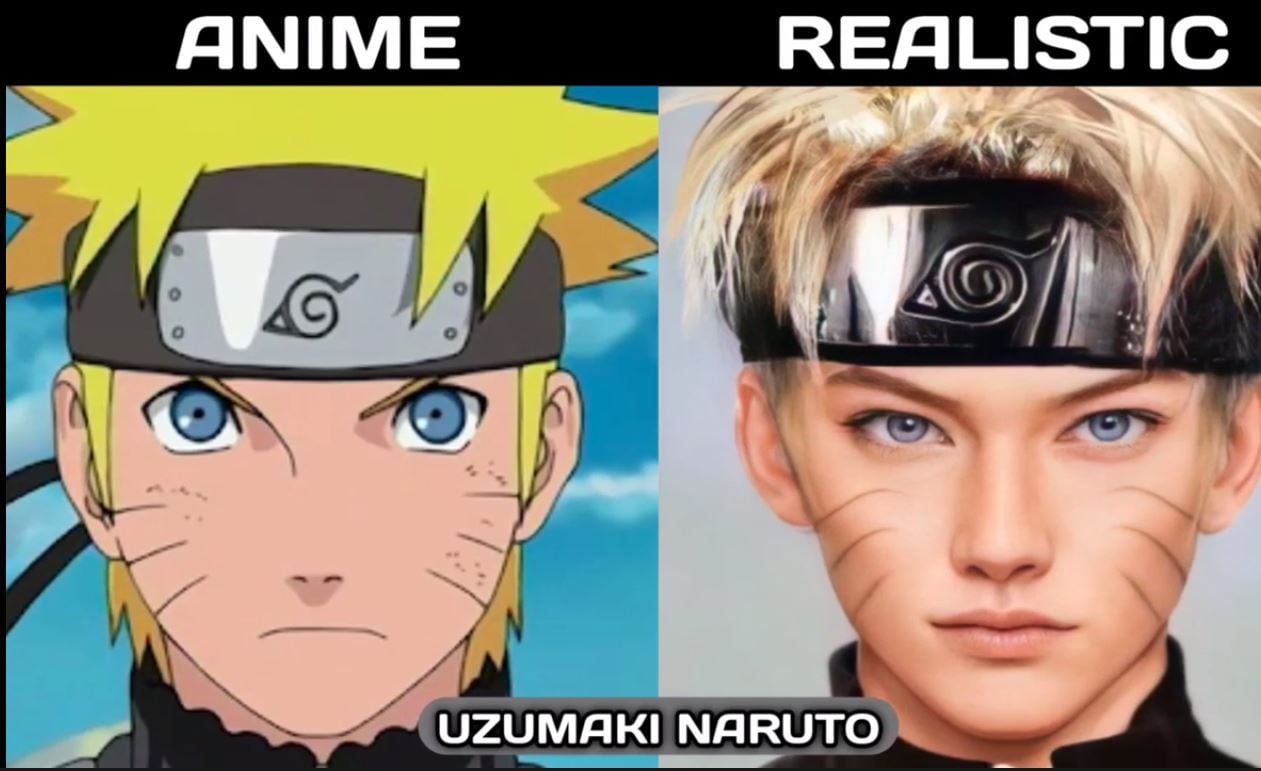 Perguntei pra I.A como seriam os personagens de Naruto Clássico se fos