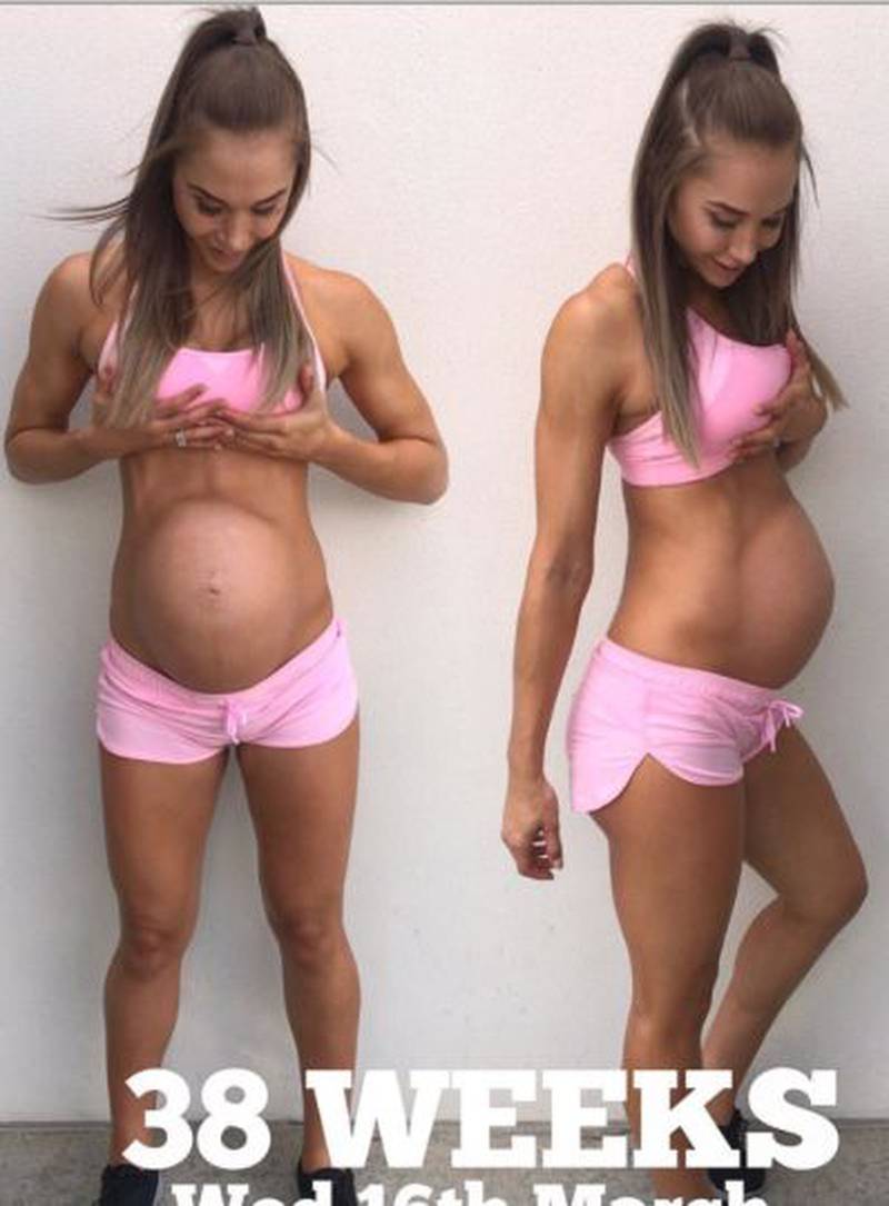 Modelo de 6 meses de embarazo es odiada por su abdomen plano – Metro World  News