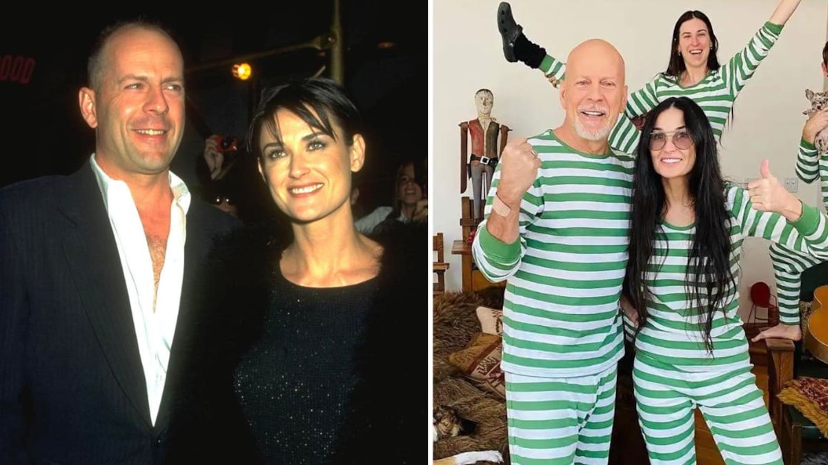 Demi Moore apoya a su ex Bruce Willis en su enfermedad: fotos que lo demuestran