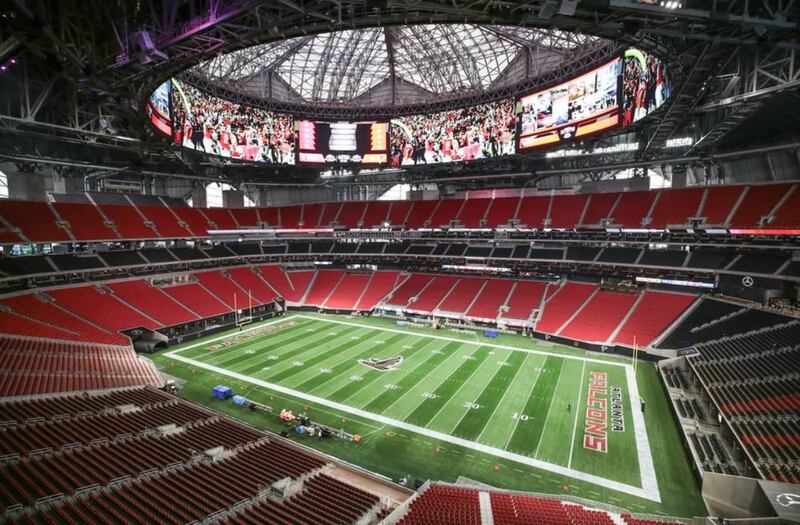 Mercedes-Benz Stadium, Atlanta, Georgia.| Foto: Referencial