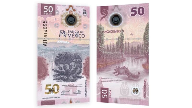 Nuevo billete de 50 pesos