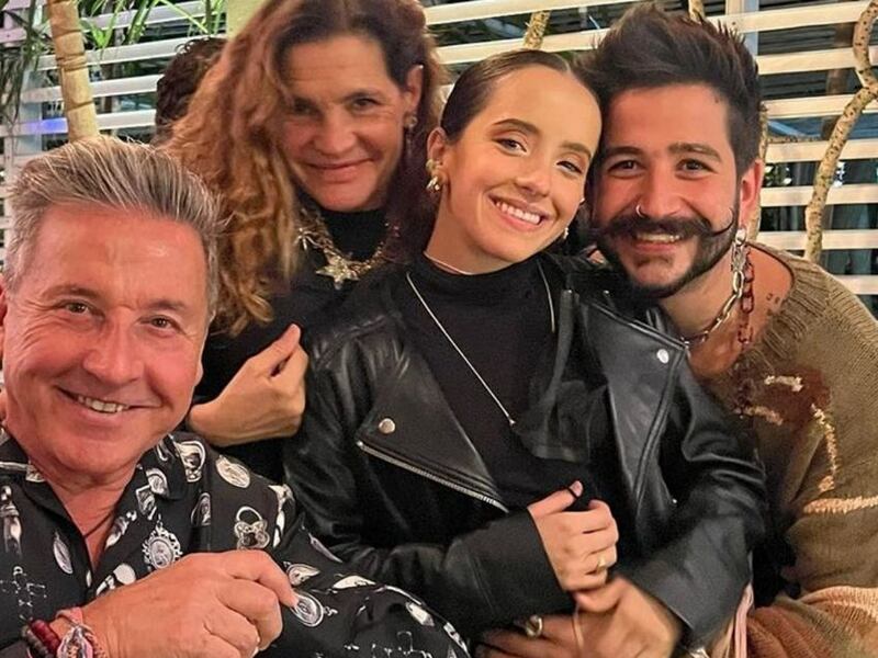 Ricardo Montaner y su familia