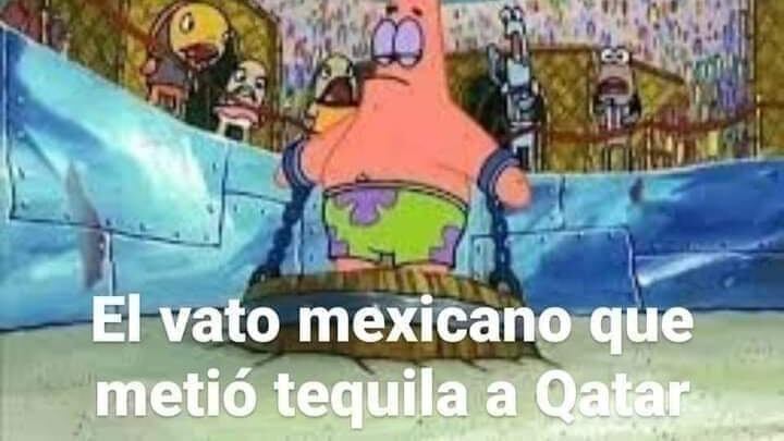 Memes de mexicanos por la falta de alcohol en Qatar.