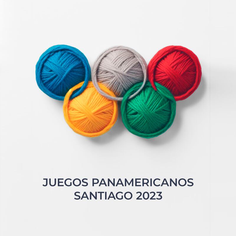 Los deportes de los juegos Panamericanos 2023 recreados en lana