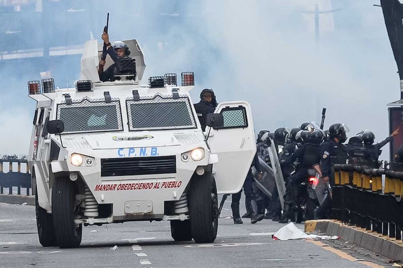 Protestas en Caracas