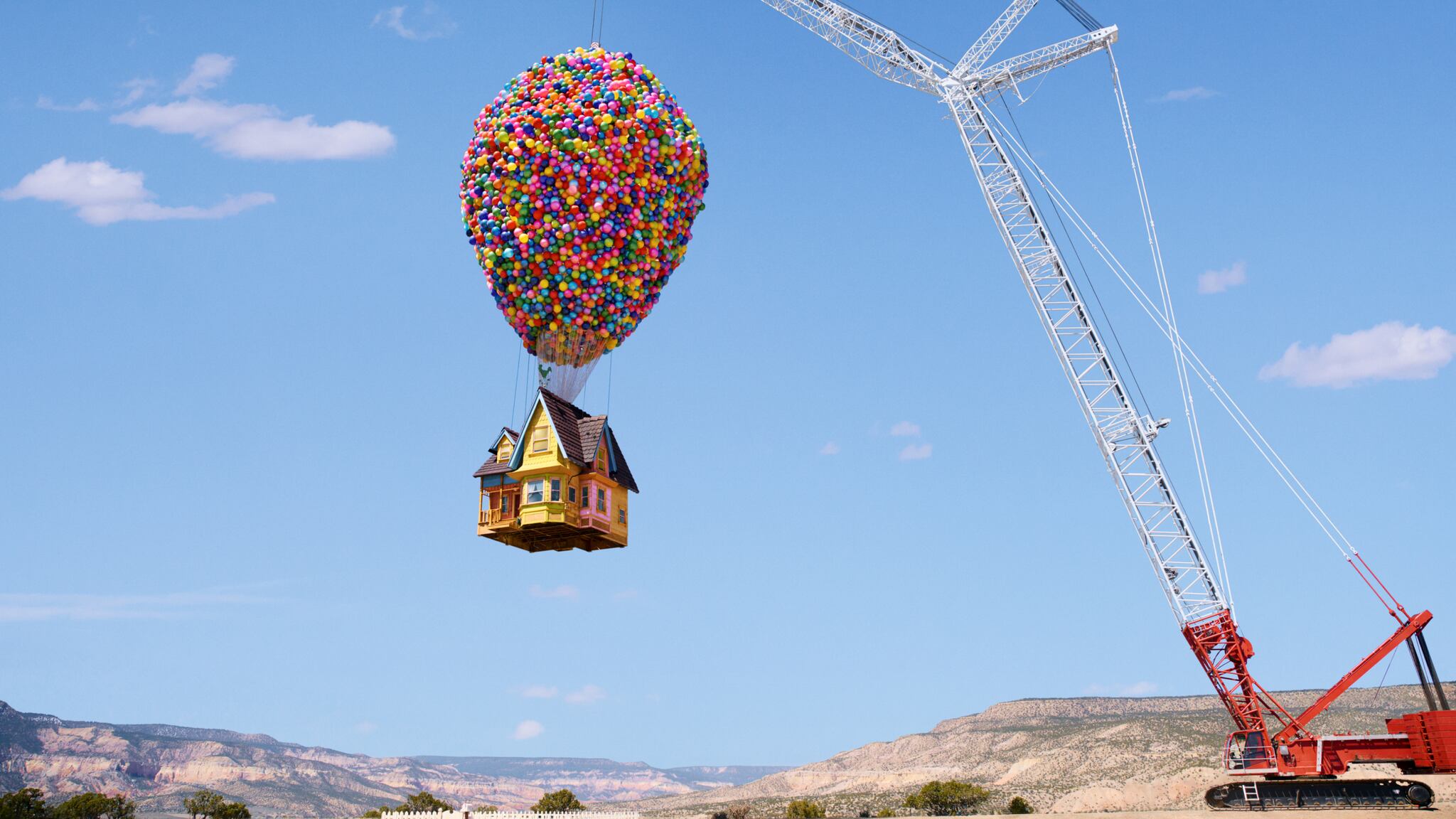 La recreación de la casa de la película 'Up' de Disney Pixar