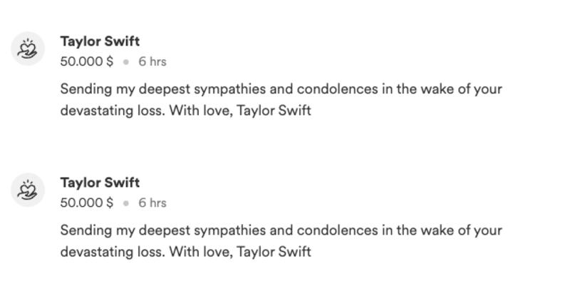 Taylor Swift dona miles de dólares a familia de mexicana asesinada en tiroteo del festejo de Kansas City Chiefs