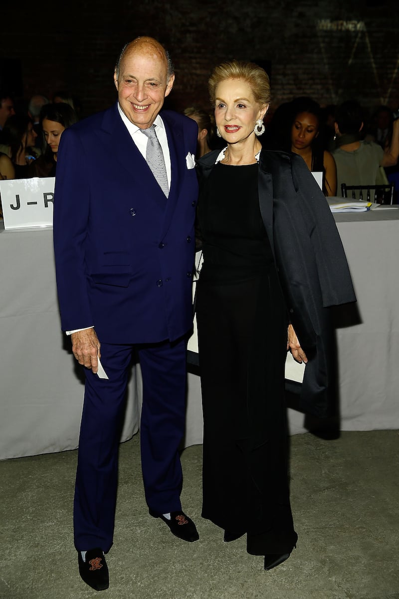 Carolina Herrera y su esposo  Reinaldo Herrera