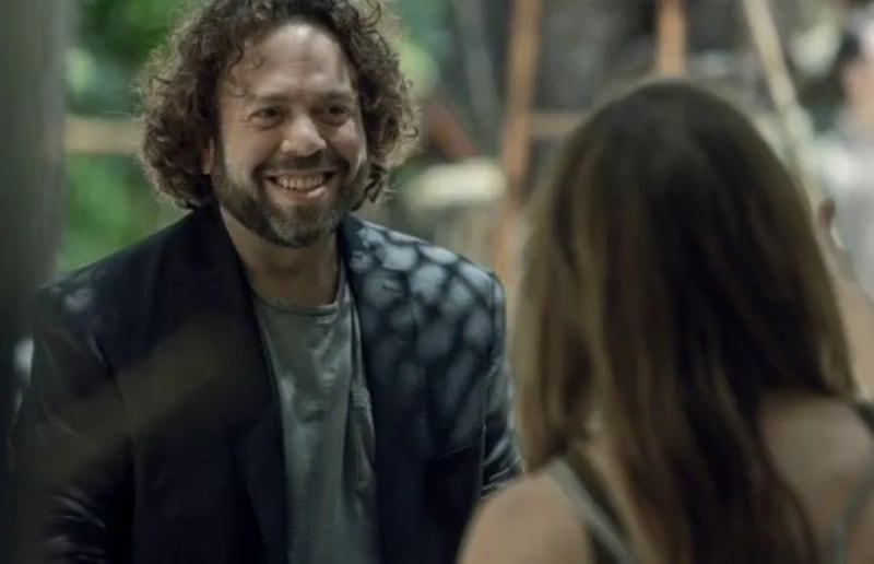 Así se ve Dan Fogler en “The Walking Dead”.