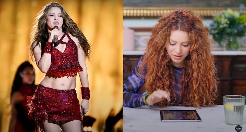 Shakira recuerda sus mejores looks a lo largo de casi 30 años de carrera