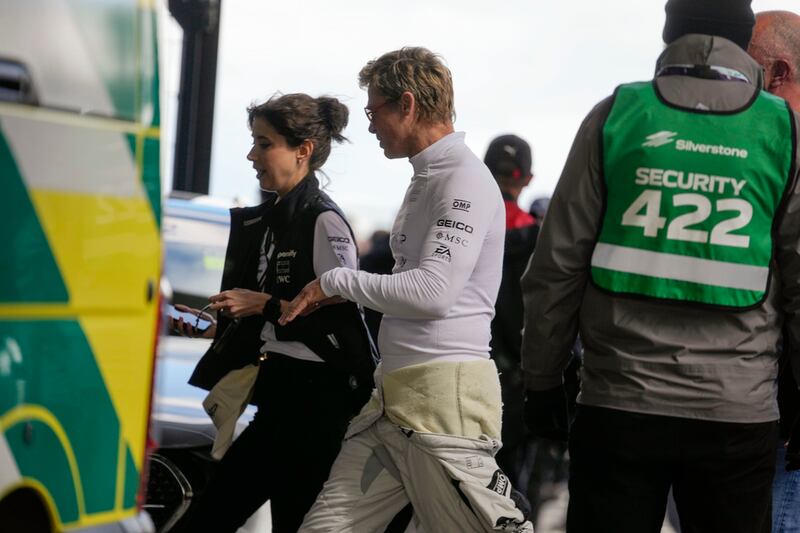 Brad Pitt en Silverstone