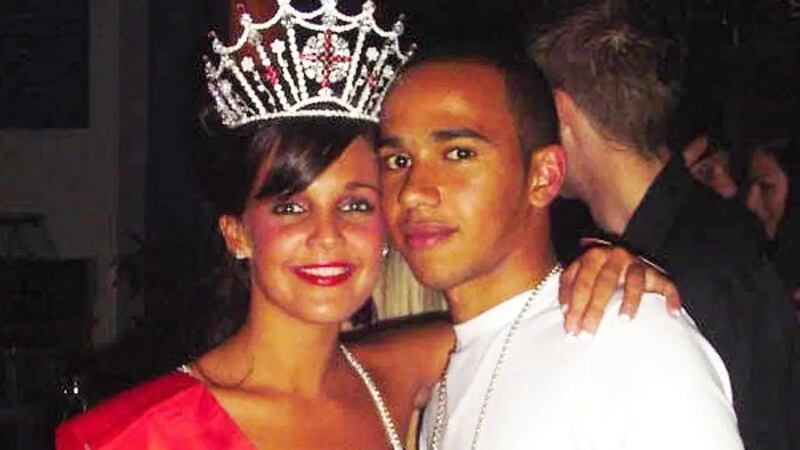 Lewis Hamilton apoyo en muchos momentos a Danielle Lloyd.